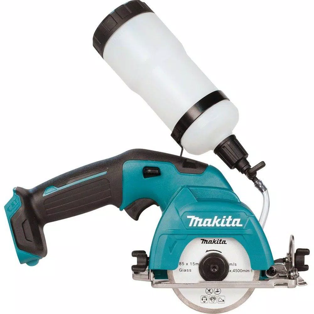 Makita 12V MAX CXT Cordless 3-3/8 in. Tile and Glass Saw, Tool Only