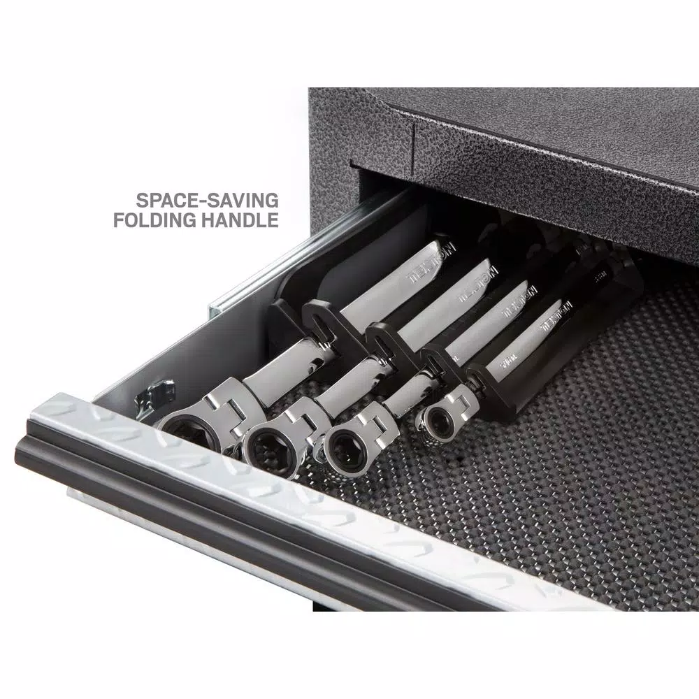 TEKTON 4-Piece Extra Long Flex-Head Ratcheting Box End Wrench Set, SAE