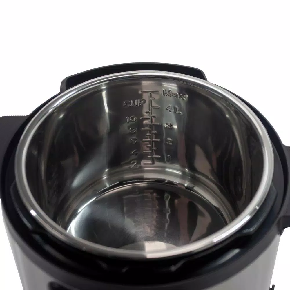 Magic Chef 6 Qt. Stainless Steel 7-in-1 Electric Multi-Cooker and Pressure Cooker