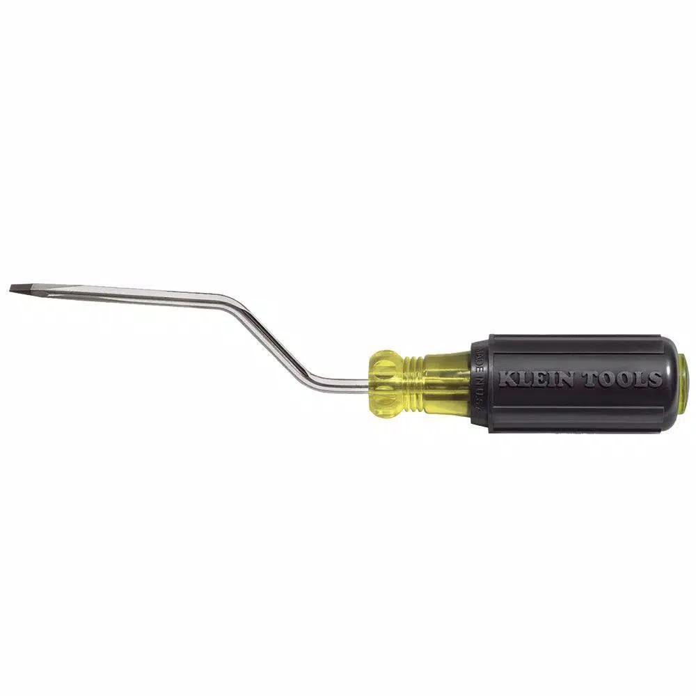 Klein Tools 3/16 in. Cabinet-Tip Rapi-Driv Flat Head Screwdriver, 4 in. Shank