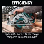 Makita 7-1/4 in. 24T Carbide-Tipped Ultra-Thin Kerf Framing Circular Saw Blade (10-Pack) thumbnail 9
