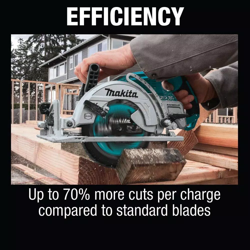 Makita 7-1/4 in. 24T Carbide-Tipped Ultra-Thin Kerf Framing Circular Saw Blade (10-Pack)