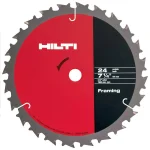 Hilti W-CSC 7-1/4 in. 24-Teeth Circular Saw Framing Blades, 50-Pack thumbnail 1