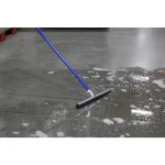 Ettore Wipe'n 18 in. Dry Floor Squeegee with 53 in. Aluminum Handle thumbnail 2