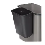 Safco Paper Pitch 1.75 Gal. Black Hanging Paper Recycling Receptacle thumbnail 3