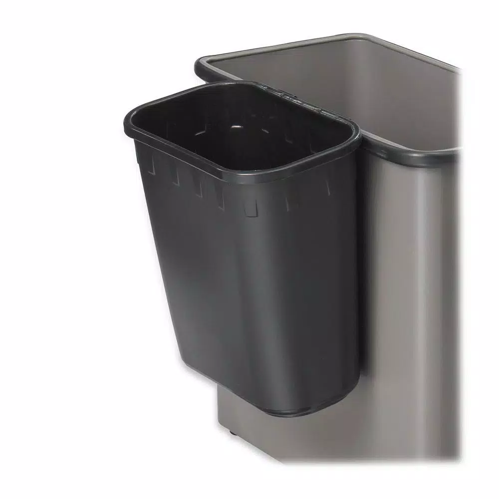 Safco Paper Pitch 1.75 Gal. Black Hanging Paper Recycling Receptacle