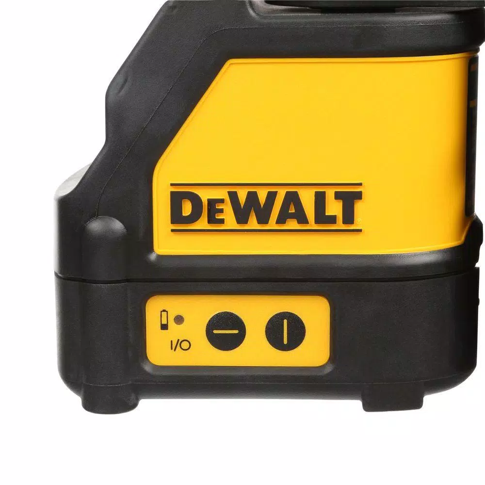 DEWALT DW088K Red Self-Leveling Cross-Line Laser Level with Case and Batteries