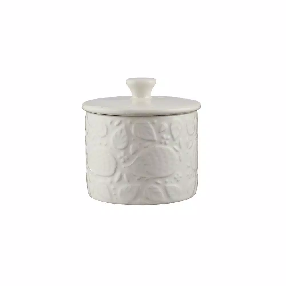 Mason Cash Forest 4-Piece Cream Stoneware Breakfast Set, 59 fl. oz.