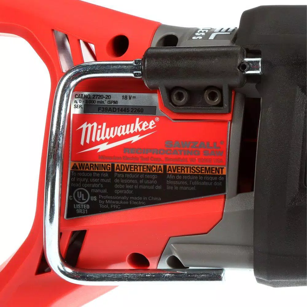 Milwaukee M18 FUEL 18V Brushless Cordless Reciprocating Saw (Tool-Only)