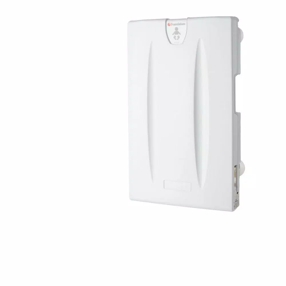 Foundations Classic Vertical Baby Changing Station with EZ Mount Backer Plate