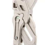 Knipex 10 in. Forged Steel Self-Ratcheting Pliers Wrench with Nickel Plating thumbnail 2