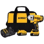 DEWALT 20V MAX XR Brushless 1/2 in. High Torque Impact Wrench Kit with (2) 5.0 Ah Batteries thumbnail 1
