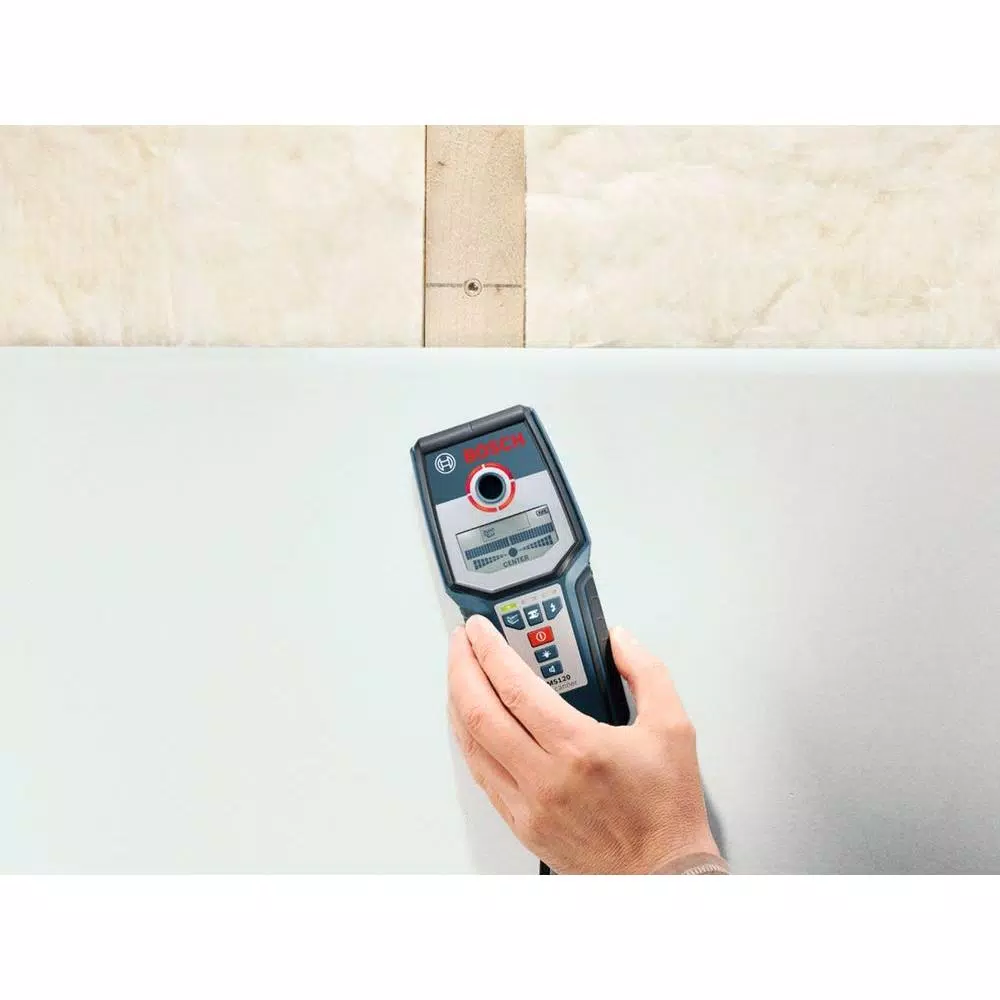 Bosch GMS120 Digital Wall Scanner for Wood, Metal, and AC Wiring Detection