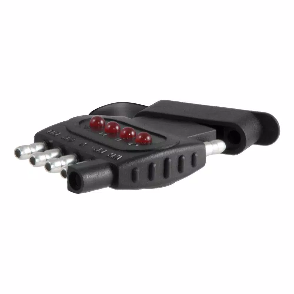 CURT 5-Way Flat Connector Tester for Trailer Wiring