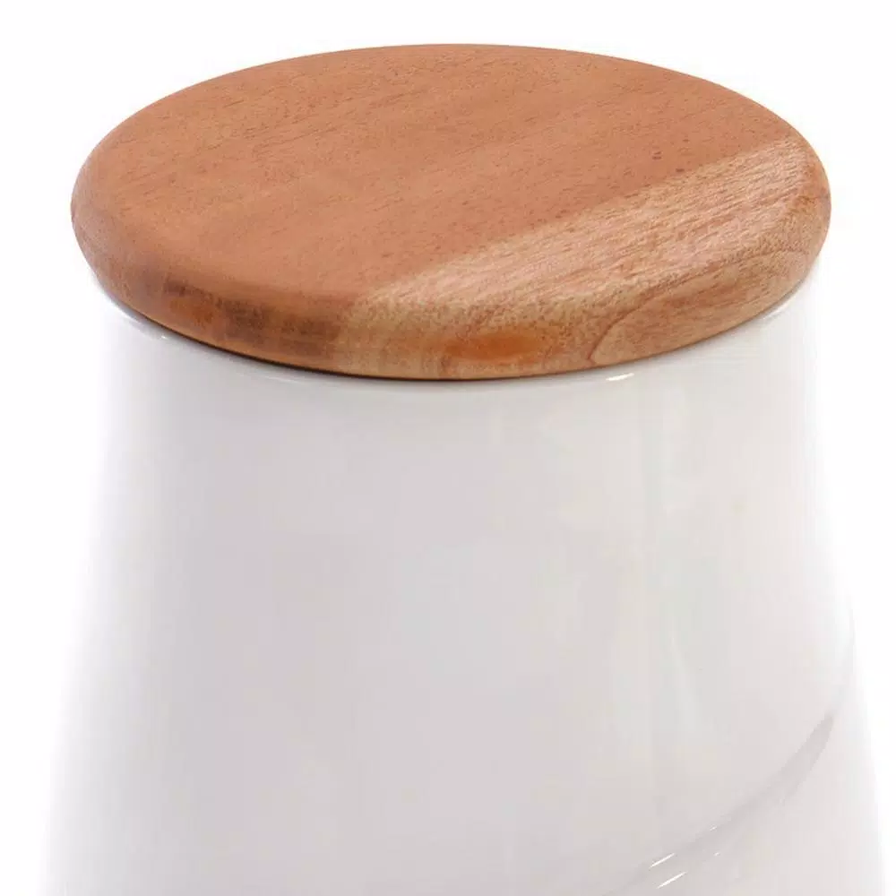 BergHOFF Essentials 2.1 Qt. Porcelain Kitchen Canister with Natural Cork Lid