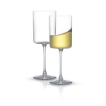 JoyJolt Claire 11 oz. White Wine Glasses, Set of 4 - Lead-Free Crystal thumbnail 5