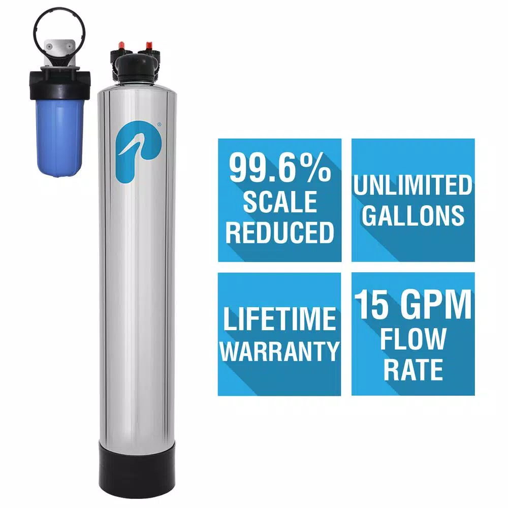 Pelican Water NS6 Pelican NaturSoft 15 GPM Whole House Salt-Free Water Softener Alternative System