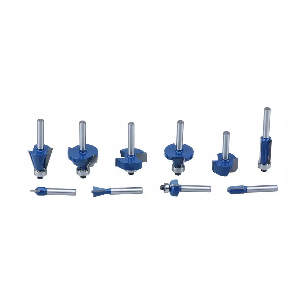 Professional Woodworker 80-Piece Router Bit Set, 1/4 in. Shank, Tungsten Carbide with Aluminum Case