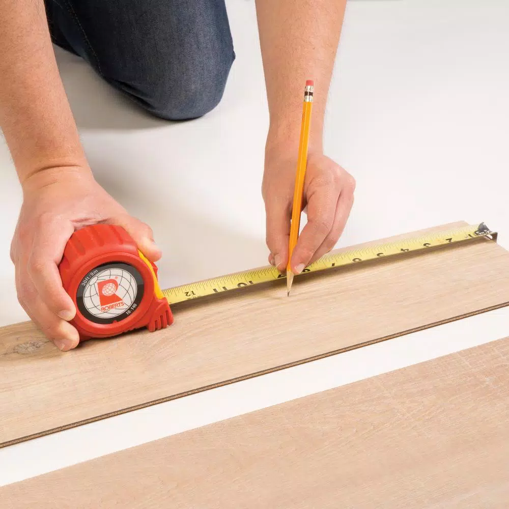 Roberts 30 ft. x 1 in. Steel Tape Measure with Red Rubber Grip
