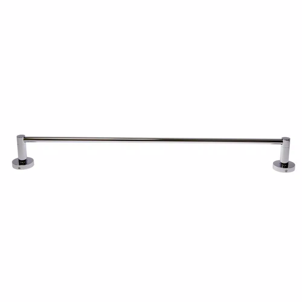 Italia Venezia 4-Piece Chrome Bathroom Hardware Set - Stainless Steel