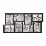 Lavish Home 8-Opening Black Matte Collage Picture Frame, 4 x 6 in. Photos thumbnail 1