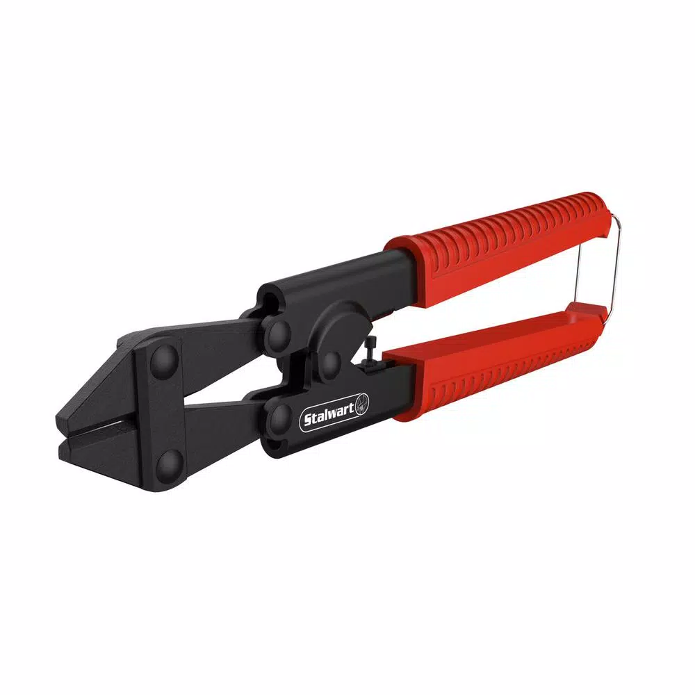 Stalwart 8 in. Mini Wire and Bolt Cutters with Compound Action Hinge