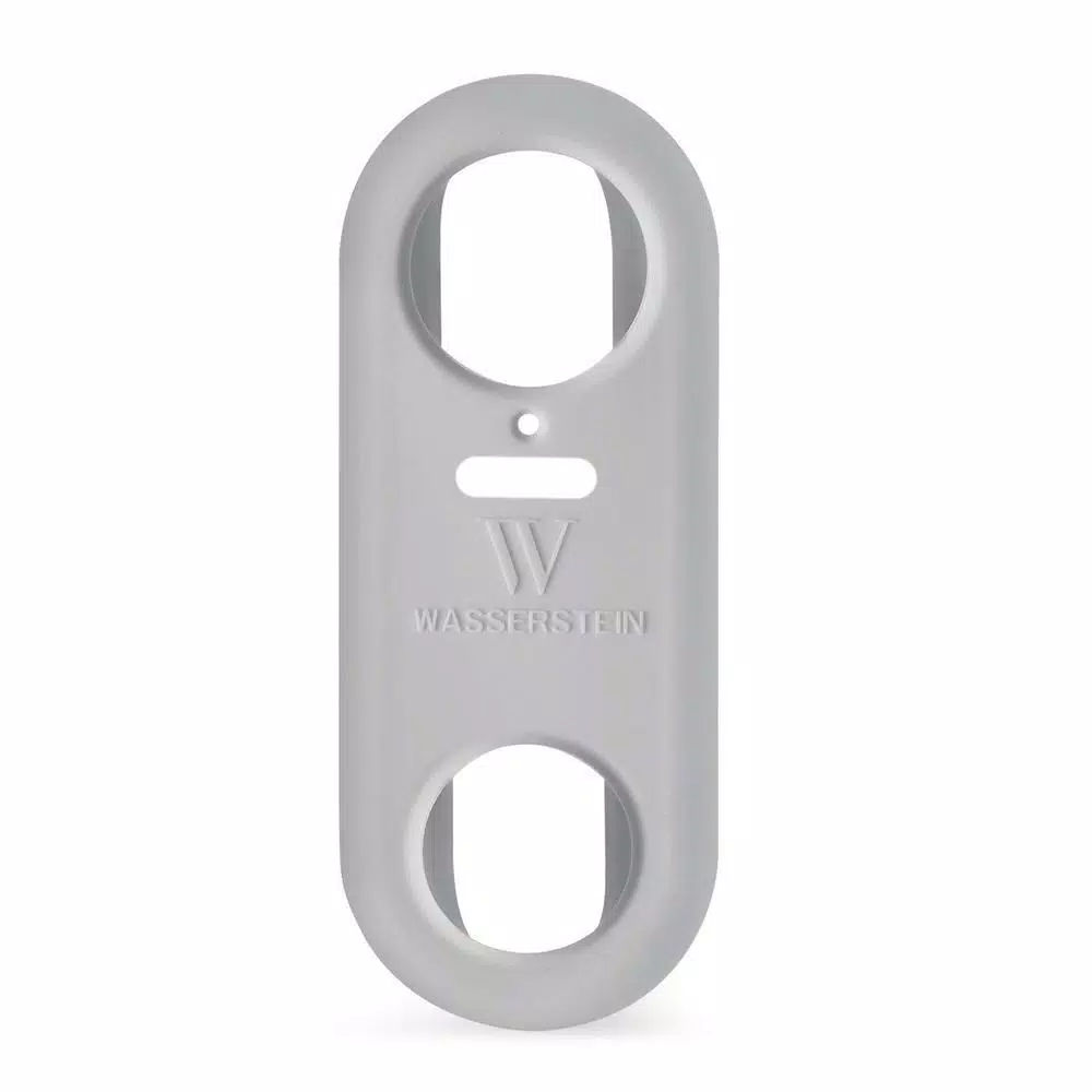 Wasserstein Gray Protective Silicone Skin for Google Nest Hello Video Doorbell