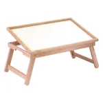 Winsome Ventura Breakfast Bed Tray, Foldable Wood Serving Tray with Melamine Top thumbnail 3