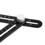POWERTEC Universal Angle Template Tool, 10 in. Aluminum Multi-Angle Ruler & Precision Stencil thumbnail 7