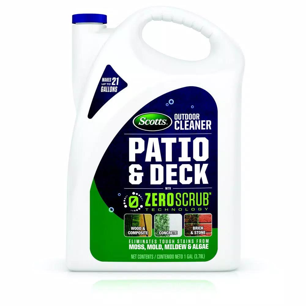 Scotts Outdoor Cleaner Patio and Deck with ZeroScrub Technology, 1 Gal.