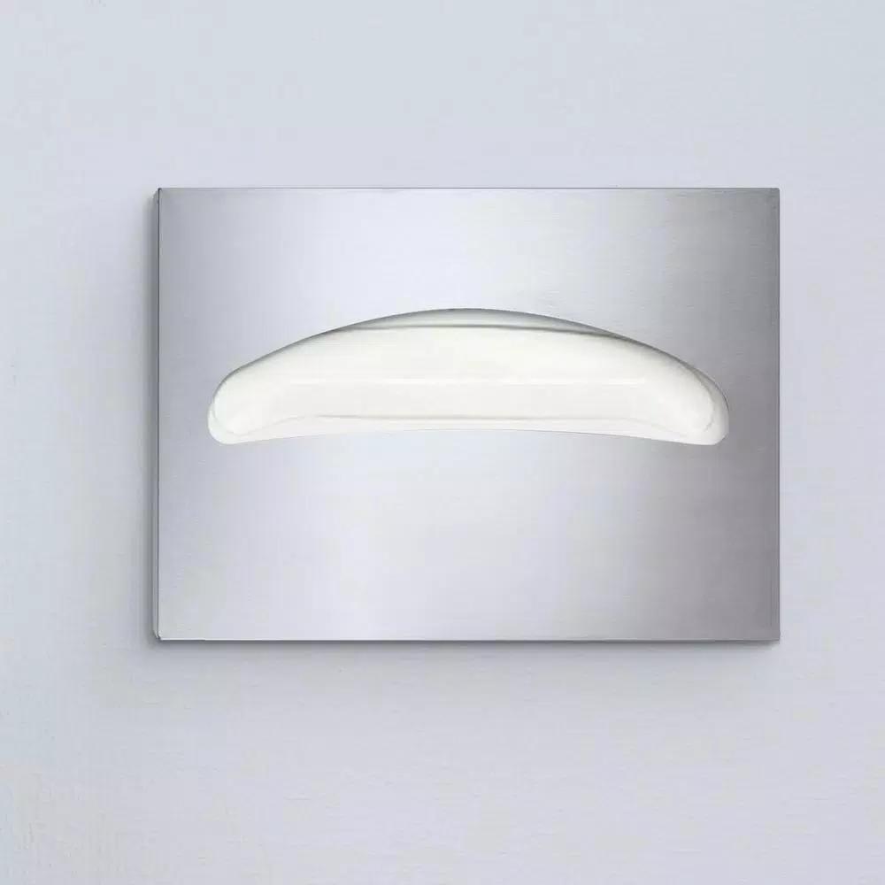 Alpine Industries Stainless Steel Brushed Half-Fold Toilet Seat Cover Dispenser