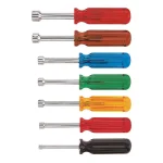 Klein Tools 7-Piece Nut Driver Set with Color-Coded Comfordome Handles thumbnail 2