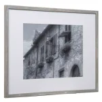 Pinnacle Gallery 7-Piece Graywash Wood Photo Frame Wall Gallery Kit with Art Prints thumbnail 5