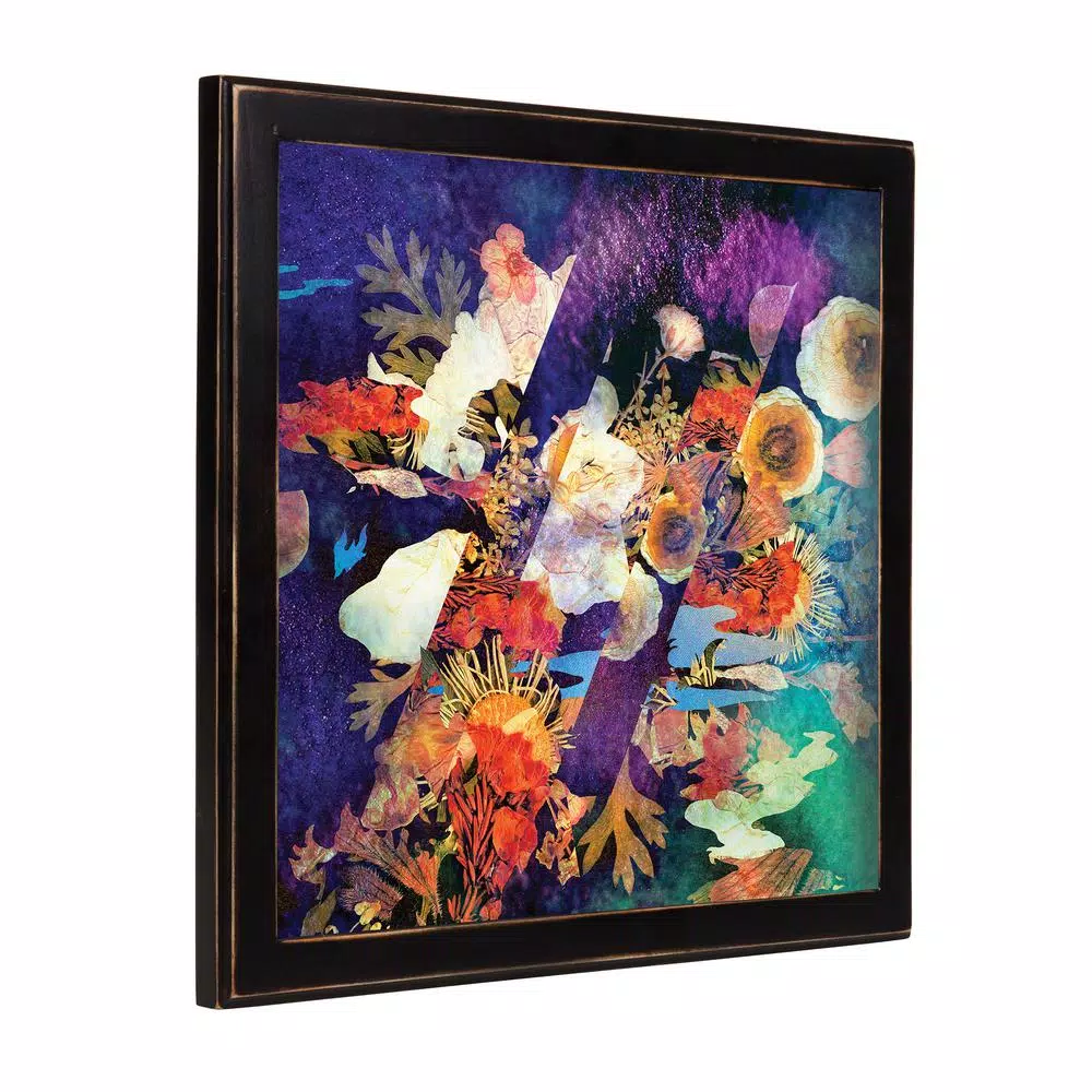 Unbranded Black Wood 12.5 x 12.5 in. Square Record Picture Frame for LP Album Covers