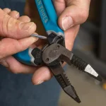 Klein Tools Heavy-Duty Wire Stripper with Shear-Cut, 8-18 AWG Solid & 10-20 AWG Stranded thumbnail 4