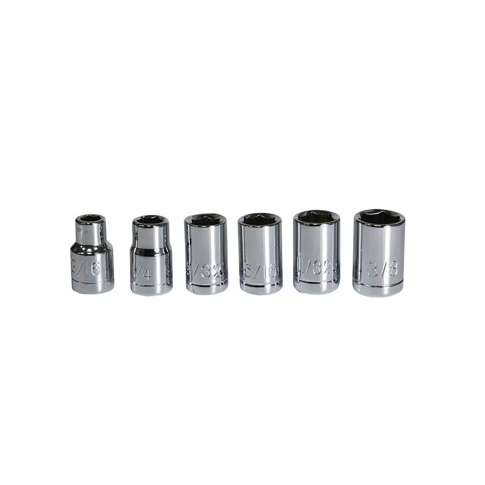 Best Value 37-Piece 1/4 in. Ratchet and Socket Set with Bit and Hex Key Assortment