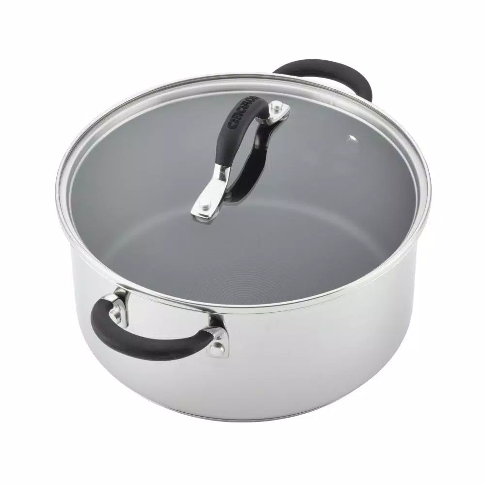 Circulon Momentum 11-Piece Stainless Steel Nonstick Cookware Set, Induction Safe