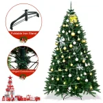 Costway 7.5 ft. Unlit Douglas Fir Artificial Christmas Tree with 2254 Tips thumbnail 7