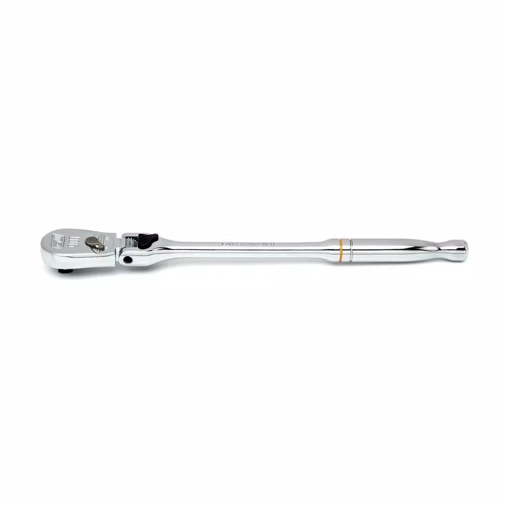 GEARWRENCH 3/8 in. Drive 90-Tooth Locking Flex Head Teardrop Ratchet, 11 in.