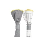 3R Studios Silver Galvanized Metal Vintage Milk Can Shaped Napkin Rings, Set of 4 thumbnail 6