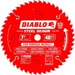 Diablo Steel Demon 7 in. 48-Tooth Carbide Metal Cutting Saw Blade, 20mm Arbor thumbnail 1
