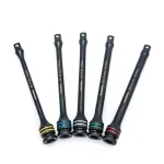 Husky 5-Piece 1/2 in. Drive Torque Limiting Impact Extension Bar Set, 65-140 ft. lbs. thumbnail 1