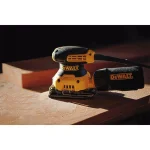 DEWALT DWE6411K 1/4 Sheet Palm Grip Corded Finishing Sander Kit with Contractor Bag thumbnail 12