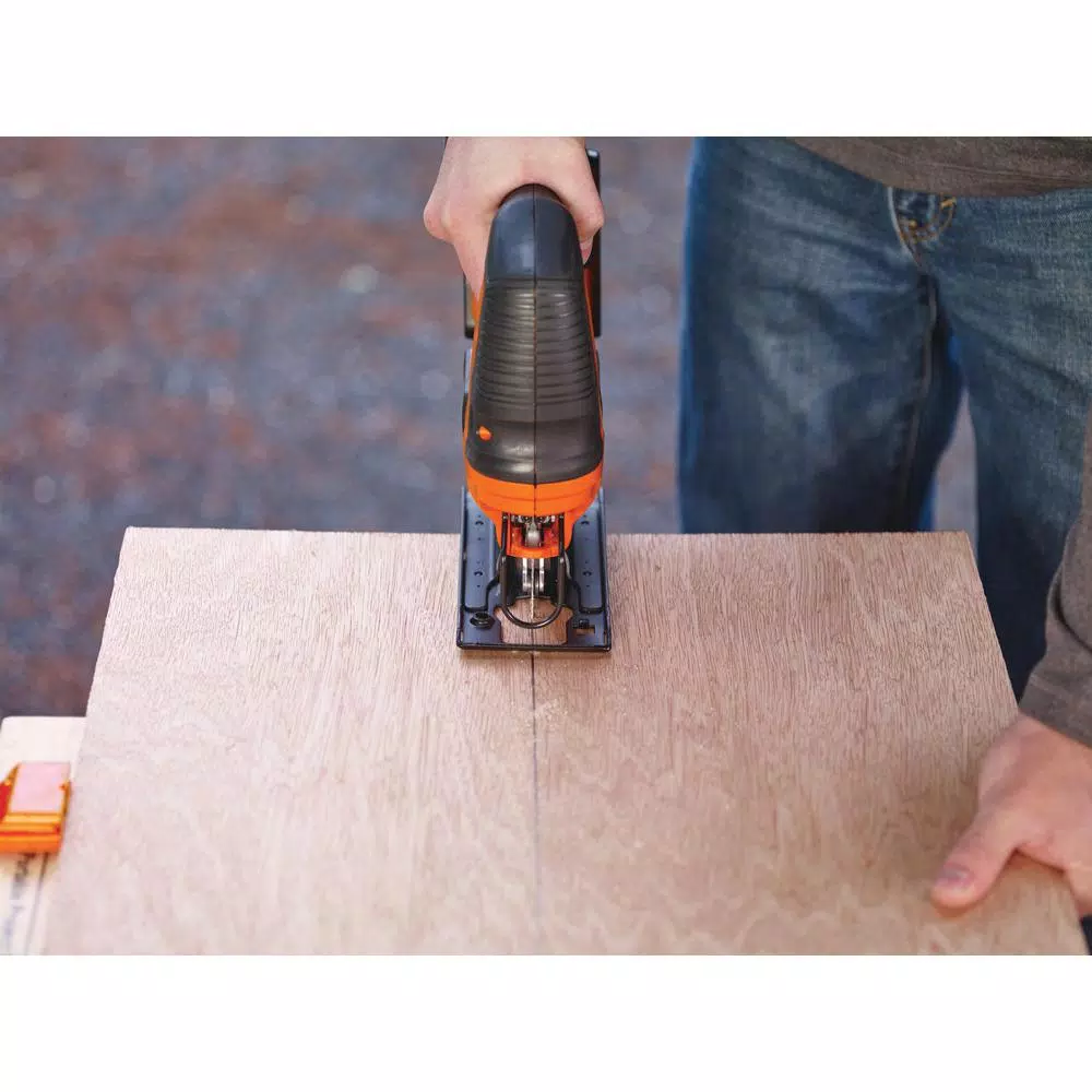 BLACK+DECKER 20V MAX Cordless Jigsaw Kit with 1.5 Ah Lithium-Ion Battery and Charger
