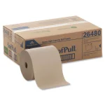 Georgia-Pacific SofPull Brown Hardwound Roll Paper Towels, 1-Ply, 1000 ft, 6 Rolls thumbnail 1