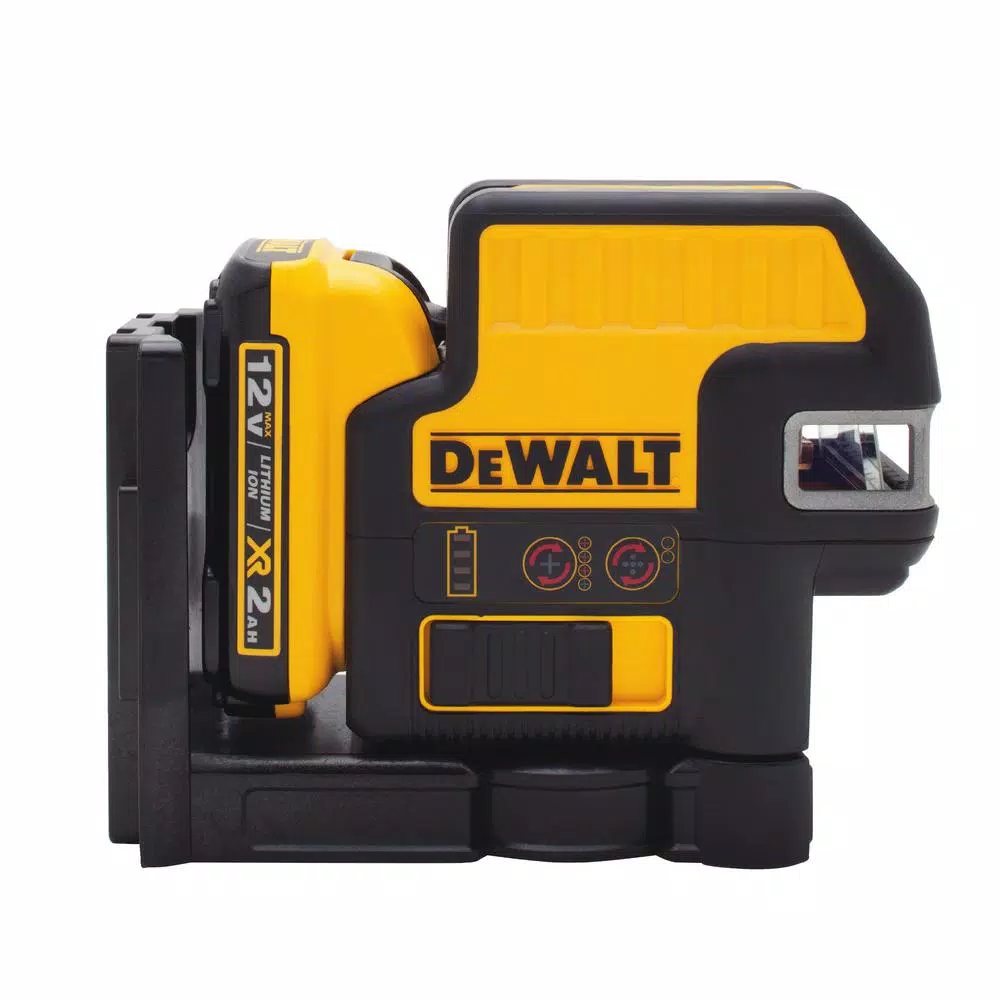DEWALT 12V MAX Red Self-Leveling 2-Spot Cross Line Laser Starter Pack with TSTAK Case
