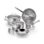 T-fal Performa Pro 12-Piece Stainless Steel Nonstick Cookware Set with Techno Release thumbnail 1