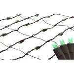 Northlight 2 ft. x 8 ft. Green LED Net Style Christmas Tree Trunk Wrap Lights with Brown Wire thumbnail 1