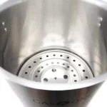 Gas One 32 Qt. Stainless Steel Stock Pot Set with Lid and Steamer Rack thumbnail 5