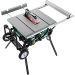 Grizzly Industrial 10 in. 2 HP Portable Table Saw with Roller Stand and Variable Speed thumbnail 3
